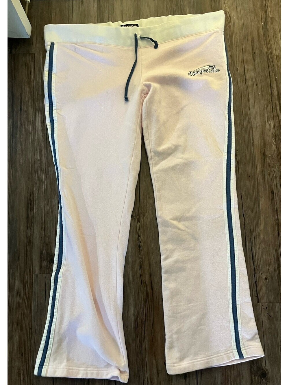 Vintage Y2K Aeropostale Sweatpants Sz 40 Pink Low Rise Flare